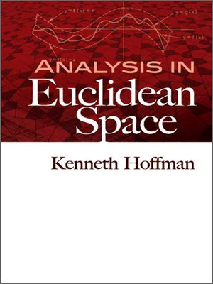cover image of Analysis in Euclidean Space